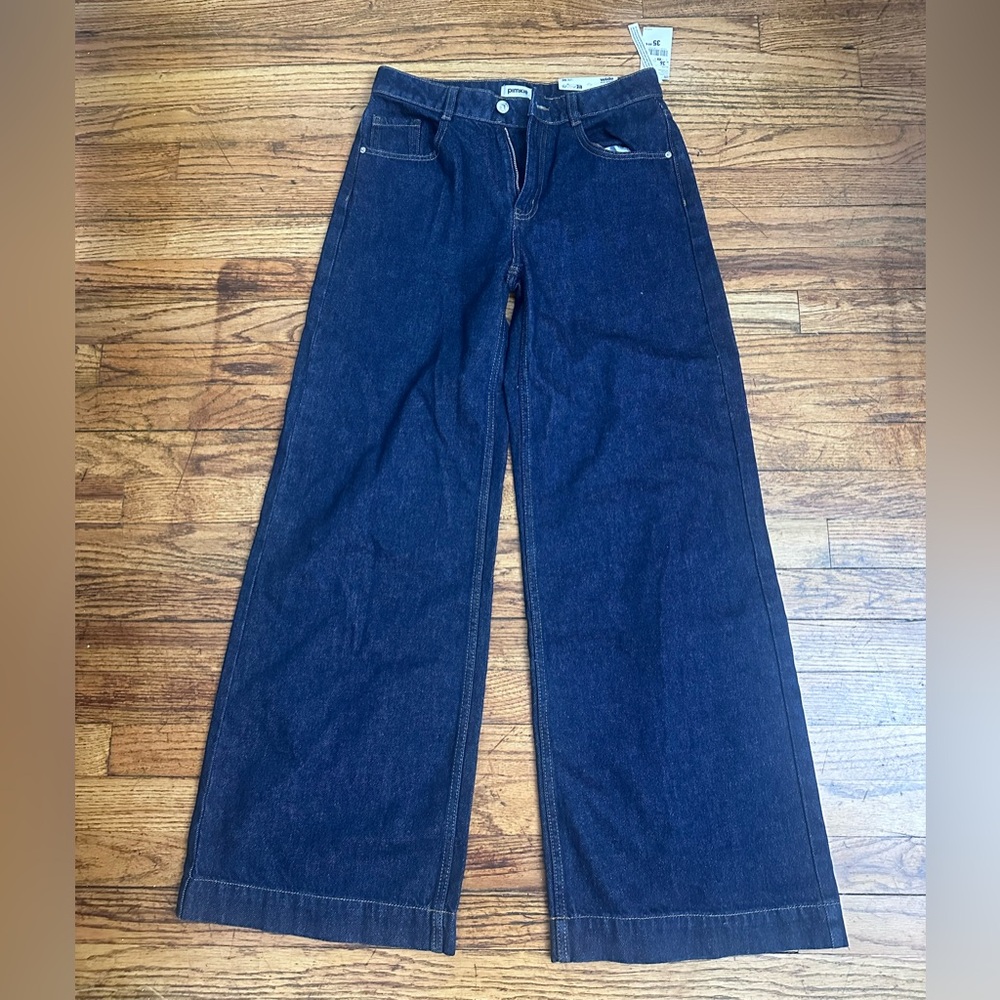 NWT Pimkie Dark Blue Wide Leg Jeans